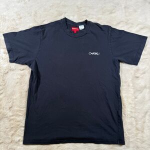 Supreme Washed Handstyle S/S Top Black Size Medium